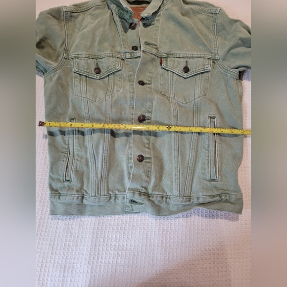 Levi's Light Green Denim Jacket - Picture 9 of 13